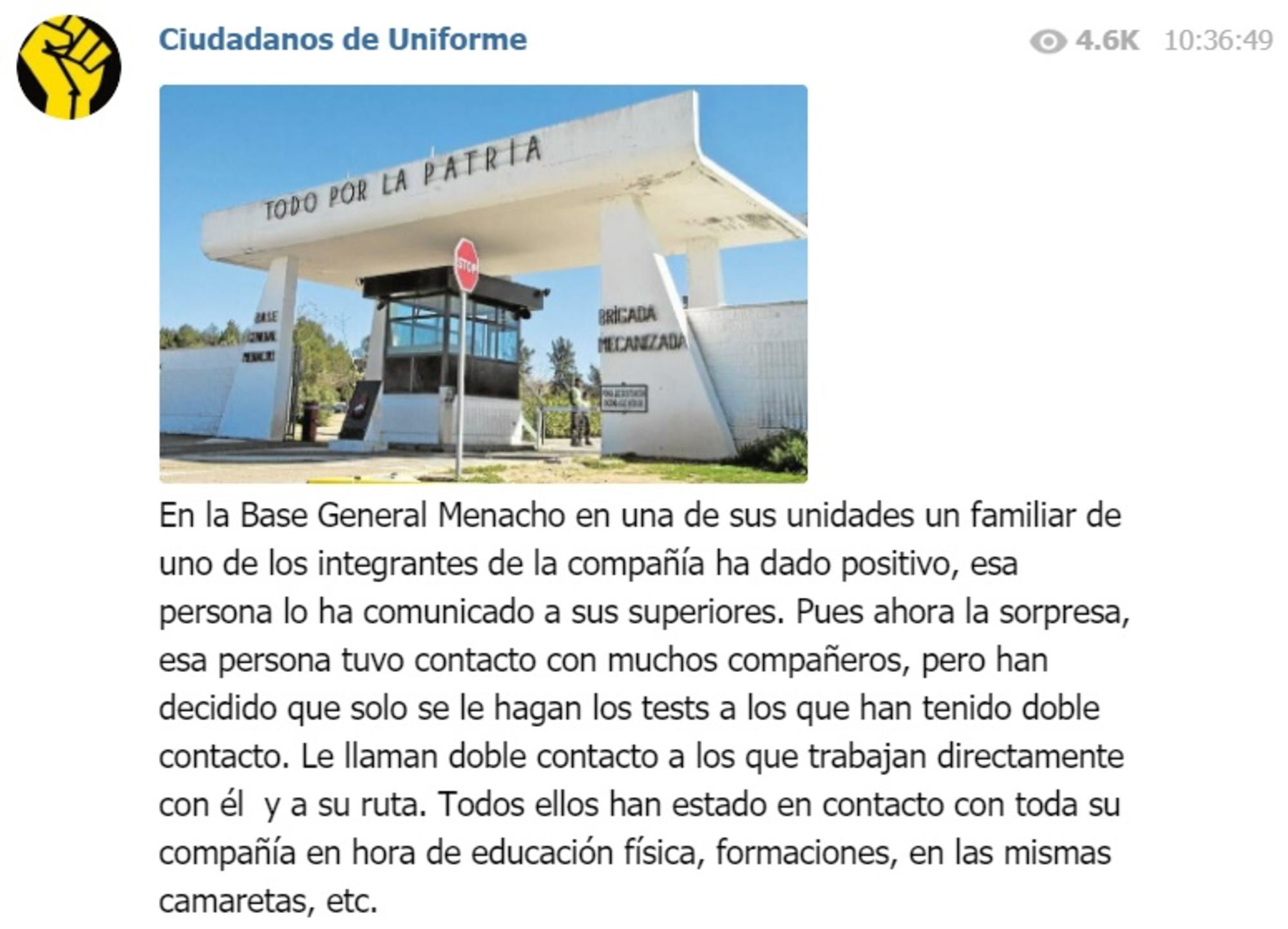 Ciudadanos de Uniforme, Badajoz.